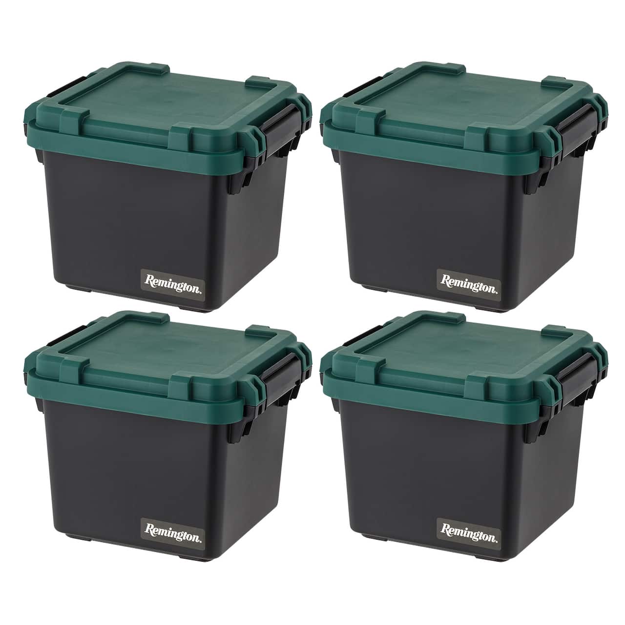 Iris® Remington 30 qt. Black Heavy Duty Trailbox, 4 Ct